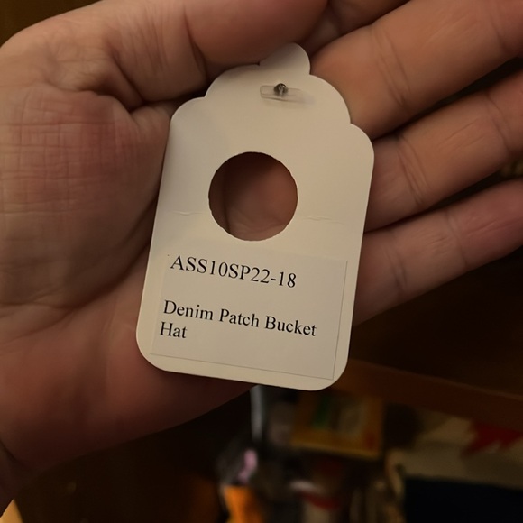 Refurbished denim patch bucket hat adult s/m - Picture 4 of 4